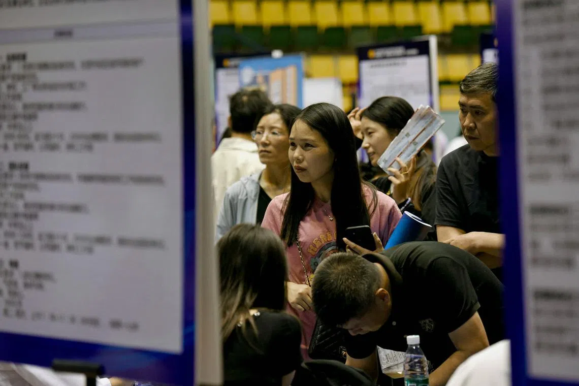 Youth unemployment is a sensitive issue for Beijing, since discontent among young people could risk social stability. 
