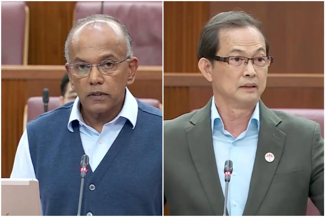 Law and Home Affairs Minister K. Shanmugam said that NCMP Leong Mun Wai had acted in a “really unparliamentary and not acceptable” manner.