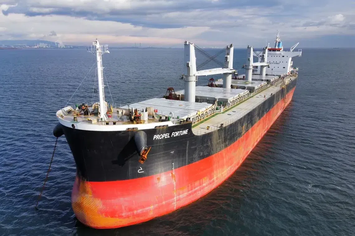 The Singapore-registered vessel, Propel Fortune, was sailing in the Gulf of Aden when it was targeted by Houthi rebels.