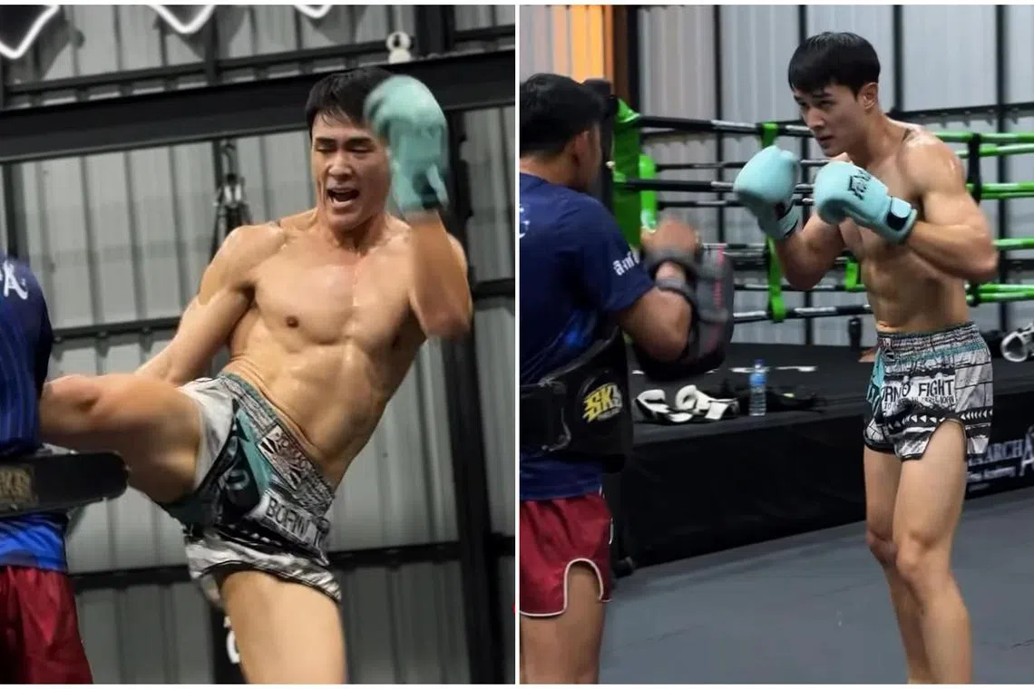 Actor Tyler Ten loves to head to Bangkok to train at different muay thai gyms.
