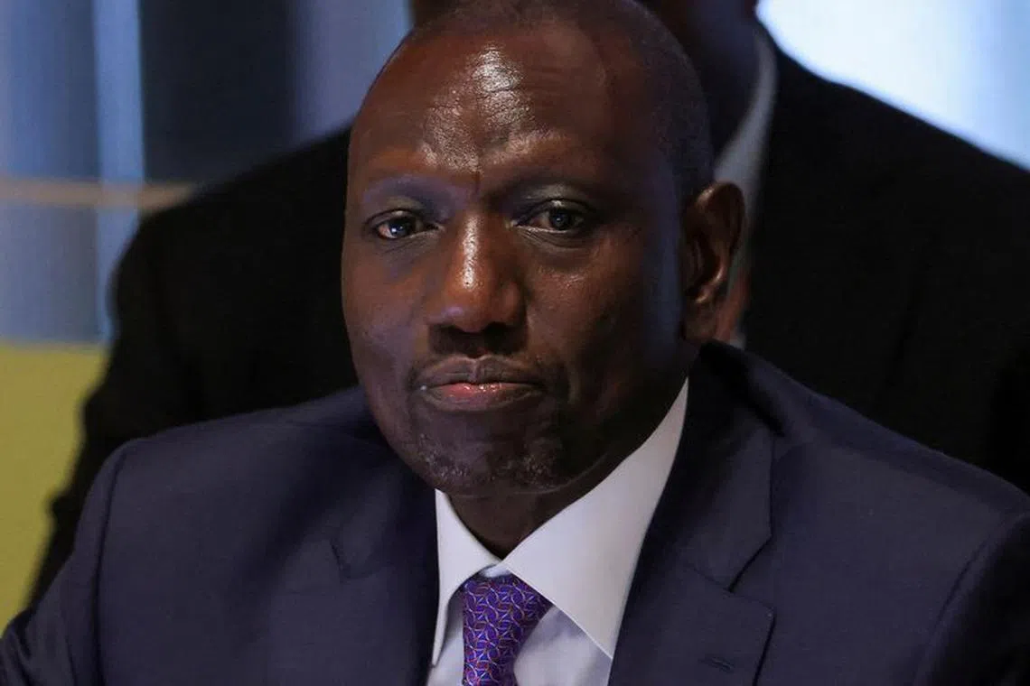 FILE PHOTO: Kenya's President William Ruto attends the Sustainable Development Goals (SDG) Summit at United Nations headquarters in New York City, New York, U.S., September 18, 2023. REUTERS/Caitlin Ochs/File Photo