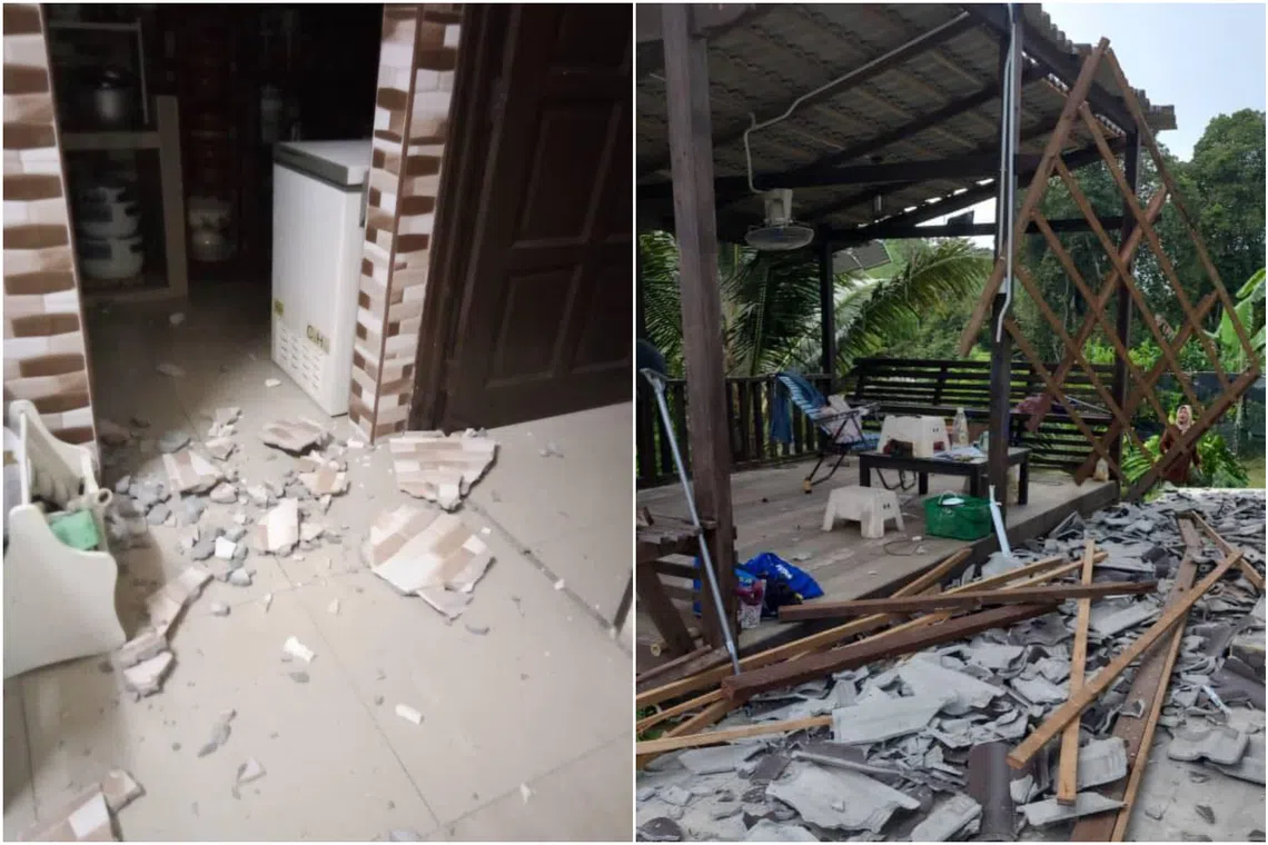The earthquake first struck Segamat at 6.13am on Aug 24.