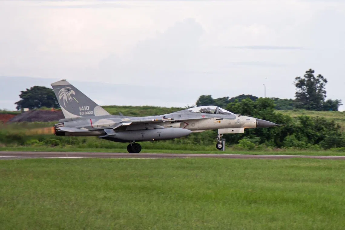 Taiwan has said that the past two weeks has seen dozens of fighters, drones, bombers and other aircraft, as well as warships.