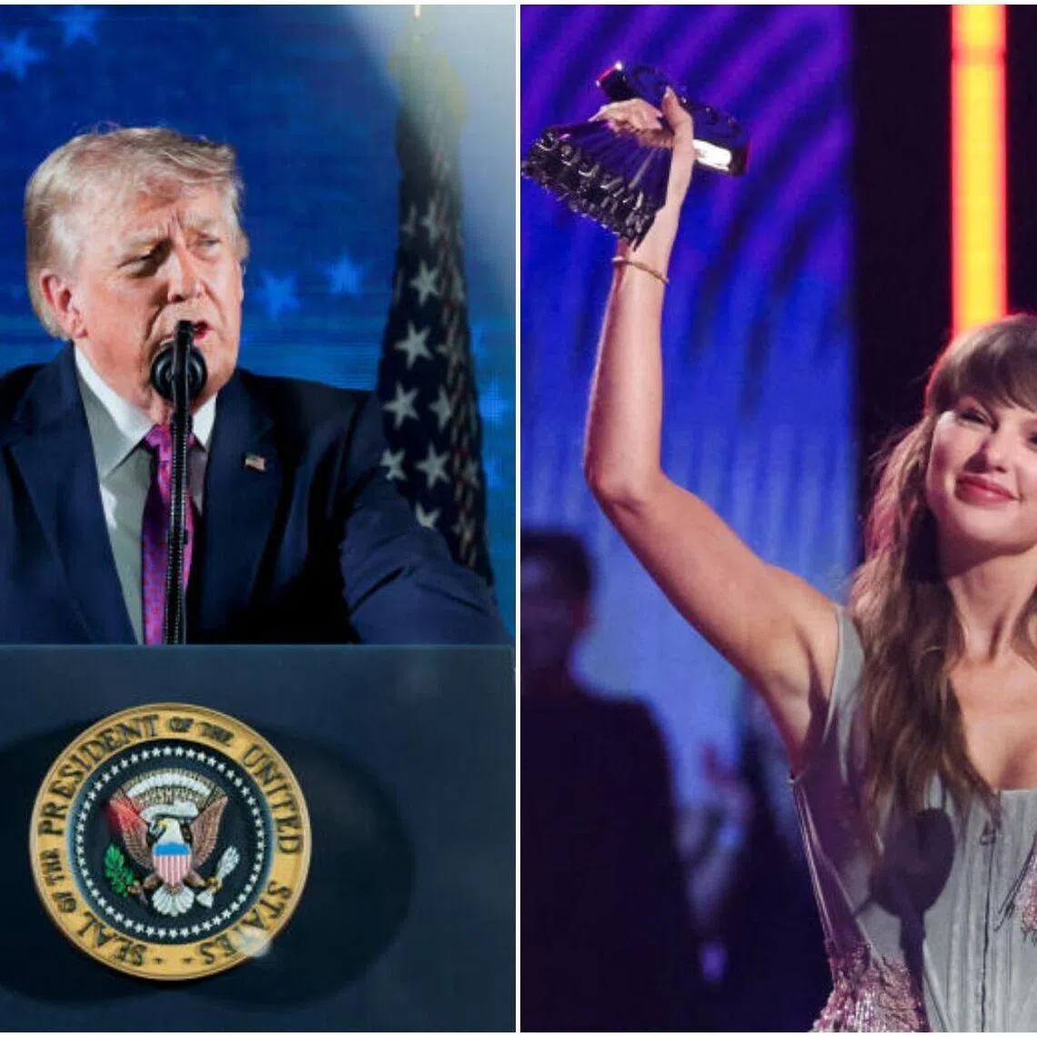 Trump and Swift have shadowed each other in the public sphere for years, with Trump often posting negative or angry takes on the singer.