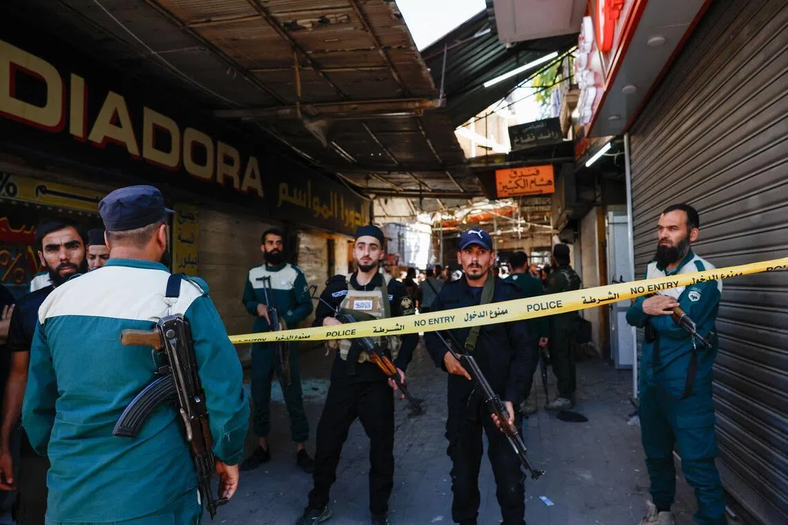 Damascus cafe blast kills five, wounds 16, Syrian state news agency says