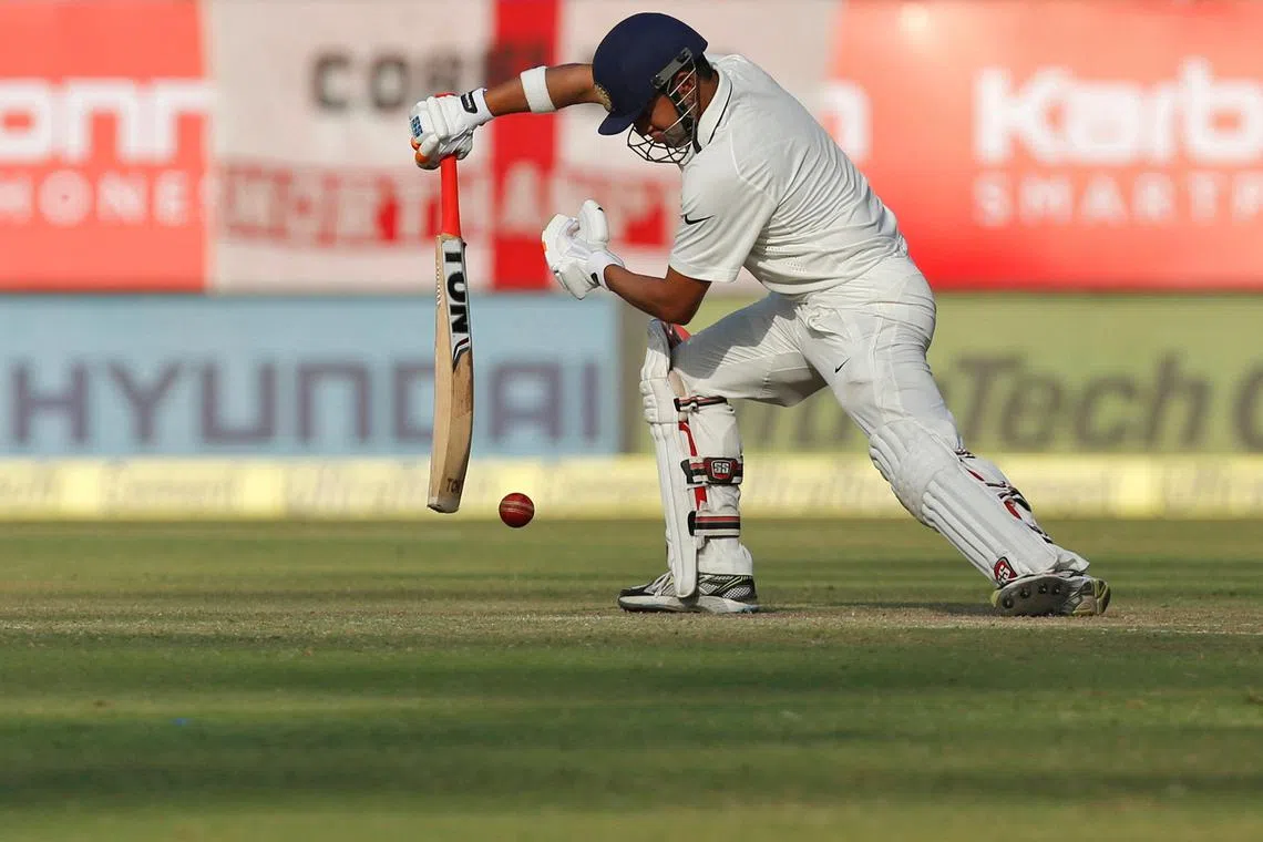 FILE PHOTO: Cricket - India v England - First Test cricket match - Saurashtra Cricket Association Stadium, Rajkot, India - 10/11/16. India's Gautam Gambhir plays a shot. REUTERS/Amit Dave/File Photo
