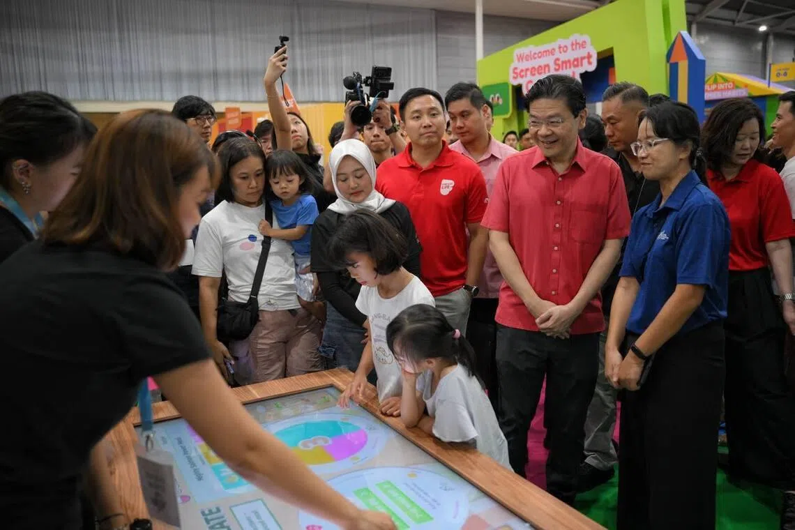 Prime Minister Lawrence Wong launched Screen Smart from the Start, a national movement to help families foster healthy digital habits from young.
