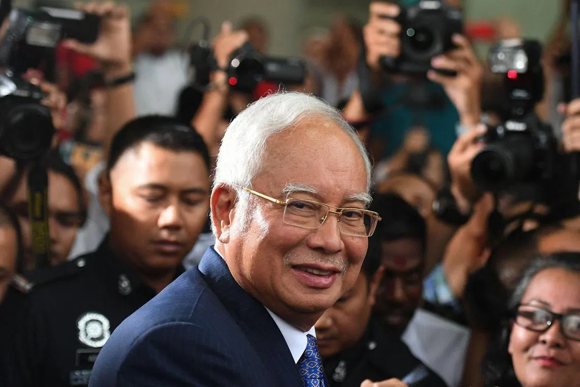 Malaysia's former prime minister Najib Razak was imprisoned over graft charges tied to sovereign wealth fund 1MDB. 