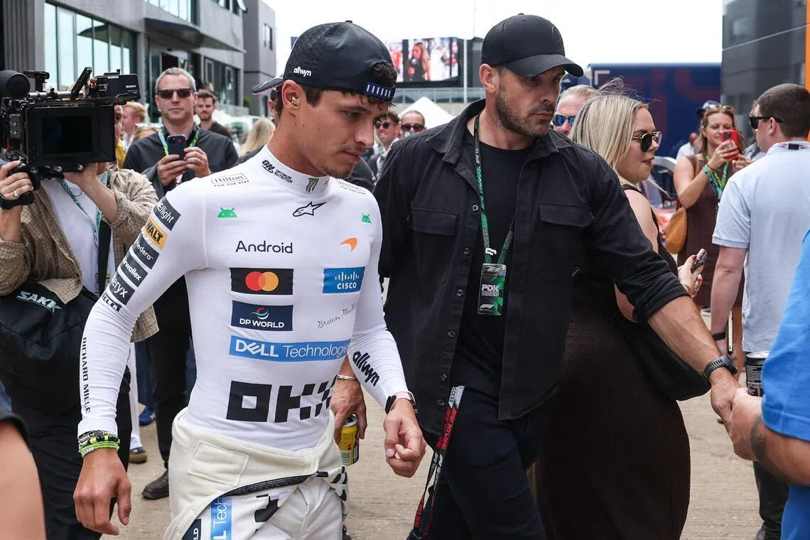 Formula One F1 - British Grand Prix - Silverstone Circuit, Silverstone, Britain - July 5, 2026
McLaren's Lando Norris ahead of the race REUTERS/Andrew Boyers