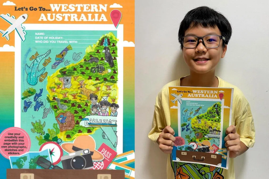 Sera Sim says her winning artwork is inspired by Western Australia’s “amazing wildlife”.