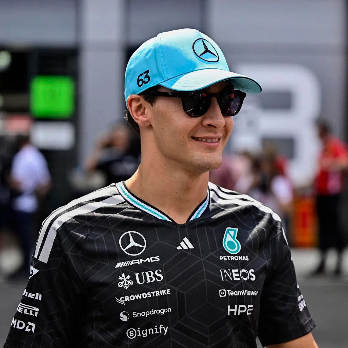 Mercedes’ George Russell ahead of the Hungarian Grand Prix.
