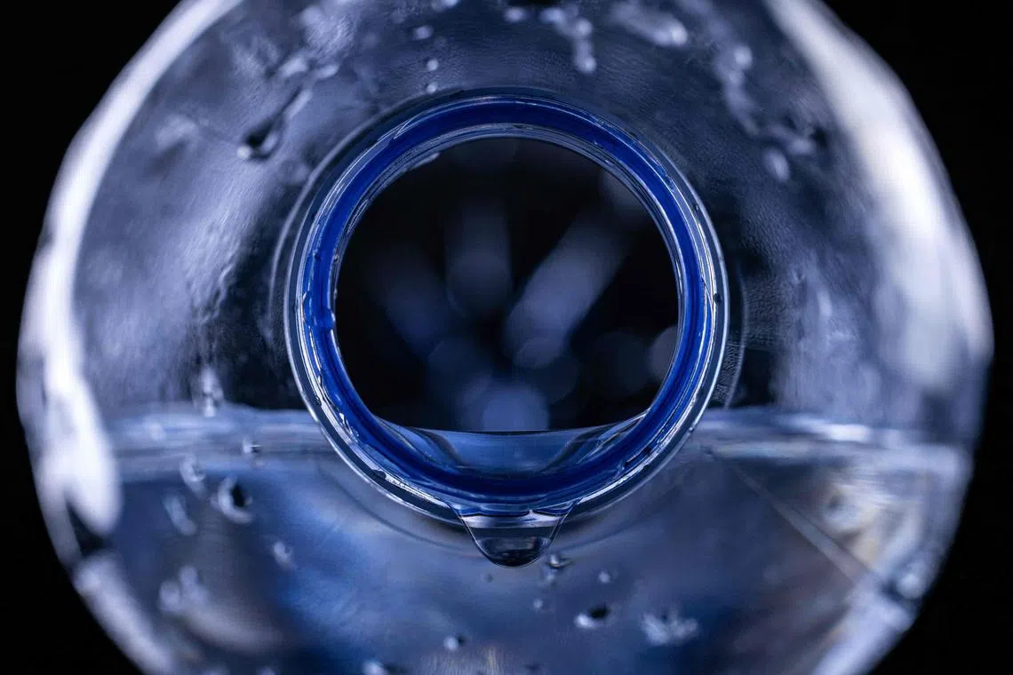 French law based on a European Union directive bars disinfection of mineral water.