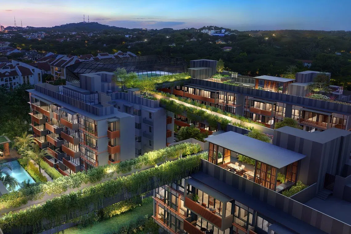 Royalgreen in Bukit Timah is one of several private residential projects nearing the five-year deadline to sell all its units this year.