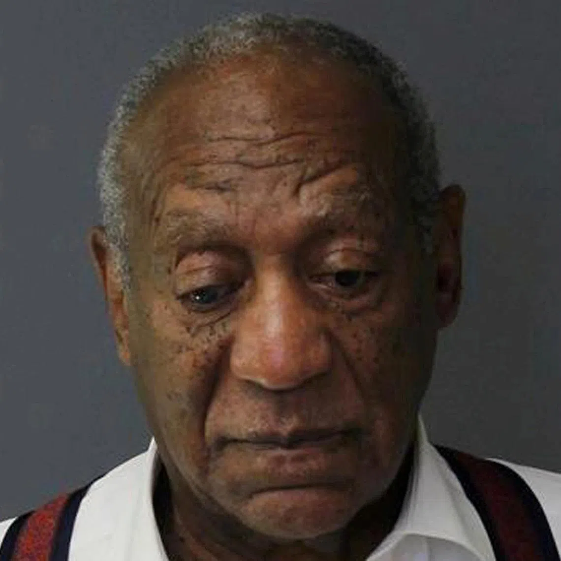 Bill Cosby is seen in this booking photo released by Montgomery County Correctional Facility, in Montgomery County, Pennsylvania, United States, on Sept 25, 2018.   