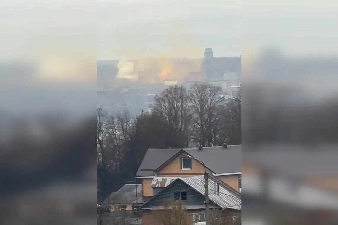 The Aleksinsky chemical plant, about 200km south of Moscow in the Tula region of Russia, produces gunpowder, ammunition and weapons.