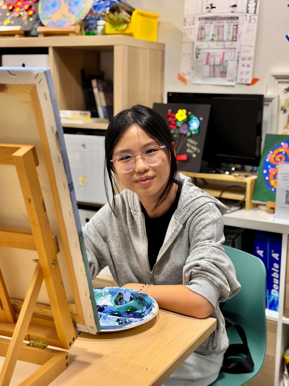 Amberlynn Wong hopes her artworks will bring smiles to others.