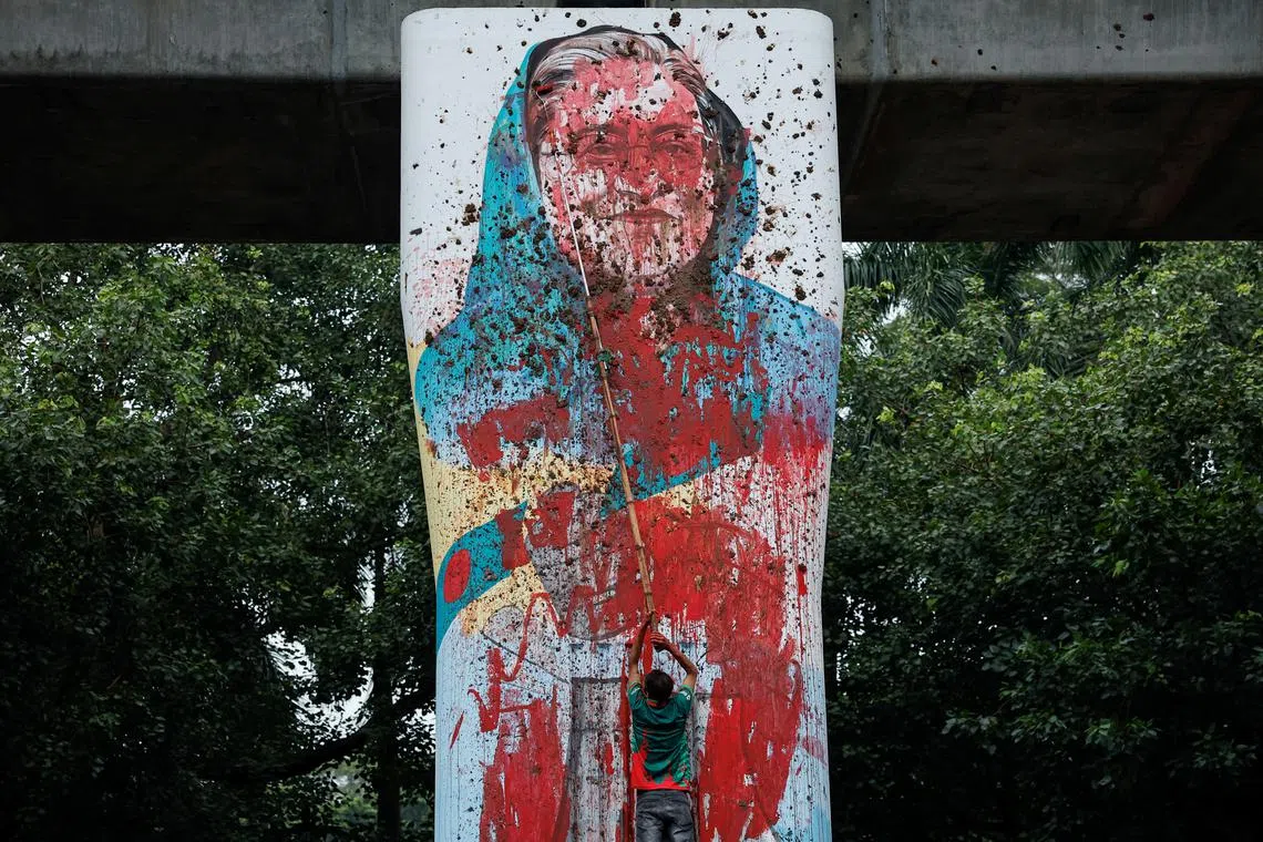 Bangladesh marks on Aug 5 a year since long-serving former Prime Minister Sheikh Hasina fled the nation.