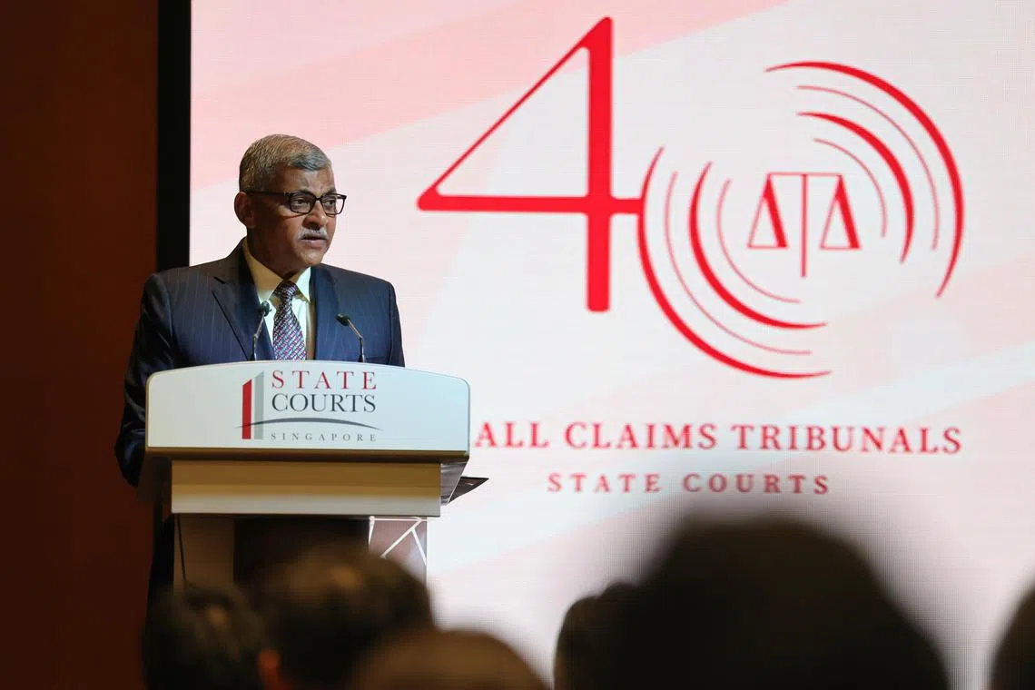 CMG20250416-NeohKL01 梁麒麟/廖慧婷/ Small Claims Tribunals 40th Anniversary Symposium [State Courts]


Welcome address by the Presiding Judge of the State Courts, Justice Vincent Hoong
Keynote speech by The Honourable the Chief Justice Sundaresh Menon
Official launch of the Small Claims Tribunals Commemorative Publication
Signing of the Memorandum of Understanding between the Small Claims Tribunals and the Consumers Association of Singapore
Screening of the Commemorative Video and Marking of the 40th Anniversary