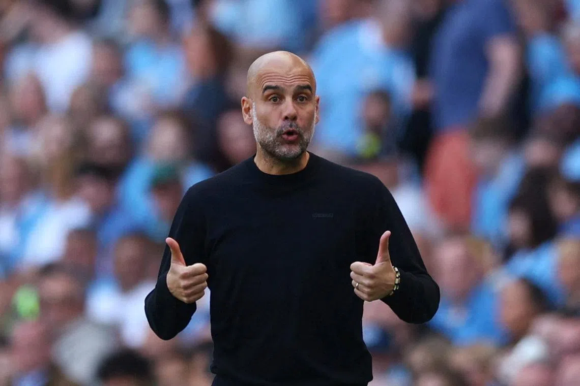 Manchester City manager Pep Guardiola is preparing for his side's first match of the Premier League season against Burnley, who are managed by his former captain Vincent Kompany.