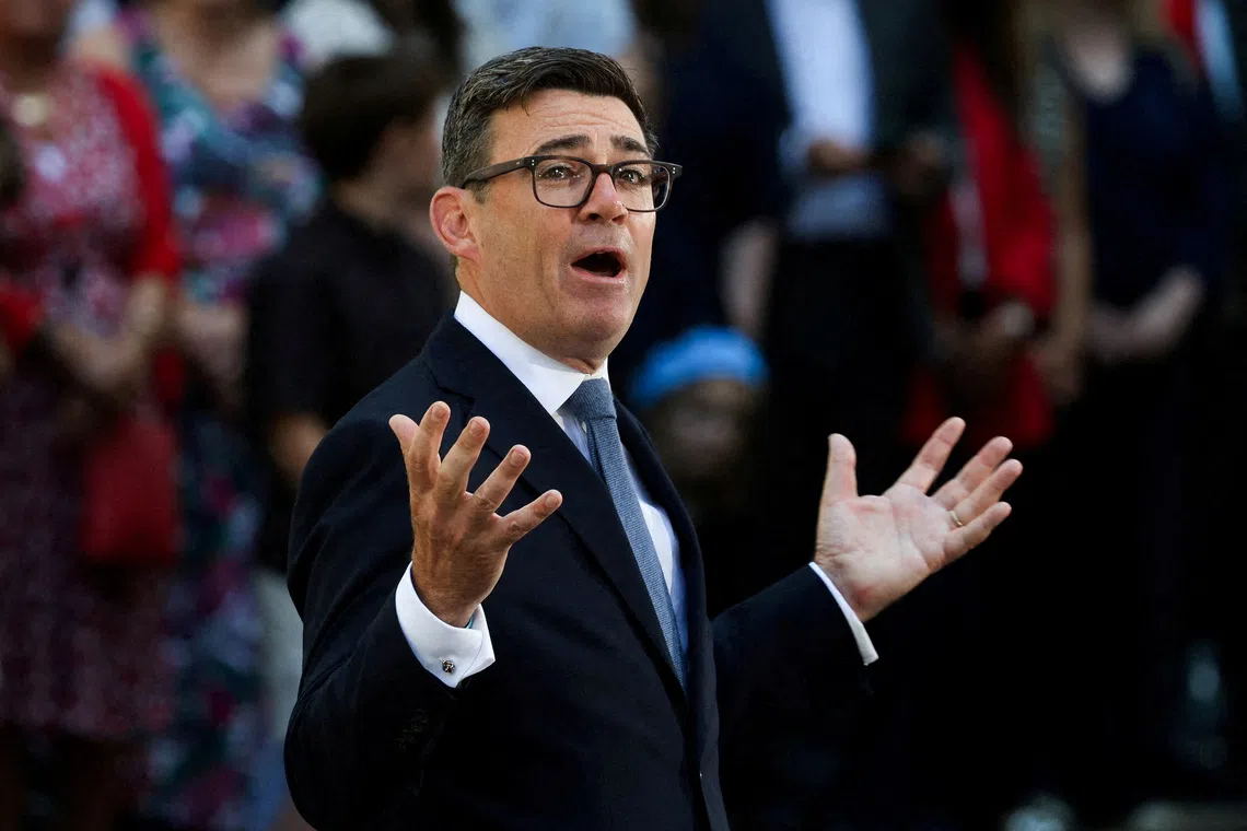 British Prime Minister Andy Burnham reported the interaction to security authorities.