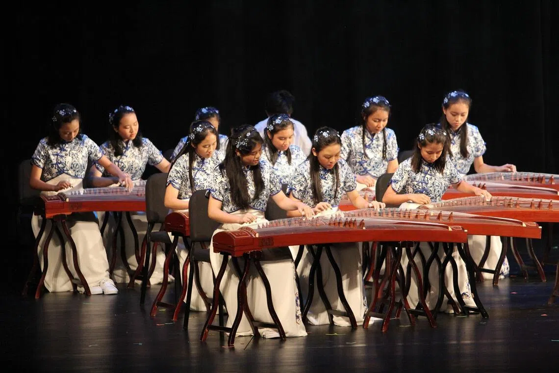 Pei Hwa Secondary School has been building up its resources to support students who are keen on guzheng.
