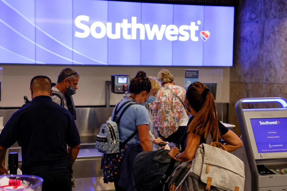 FILE PHOTO: Most flight cancellations have come from Southwest Airlines.