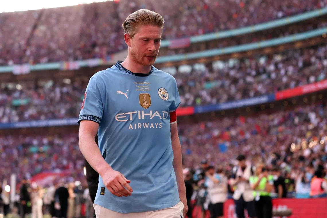 Belgium international Kevin De Bruyne has scored 108 goals in 420 matches for City since joining from German club Wolfsburg in 2015.
