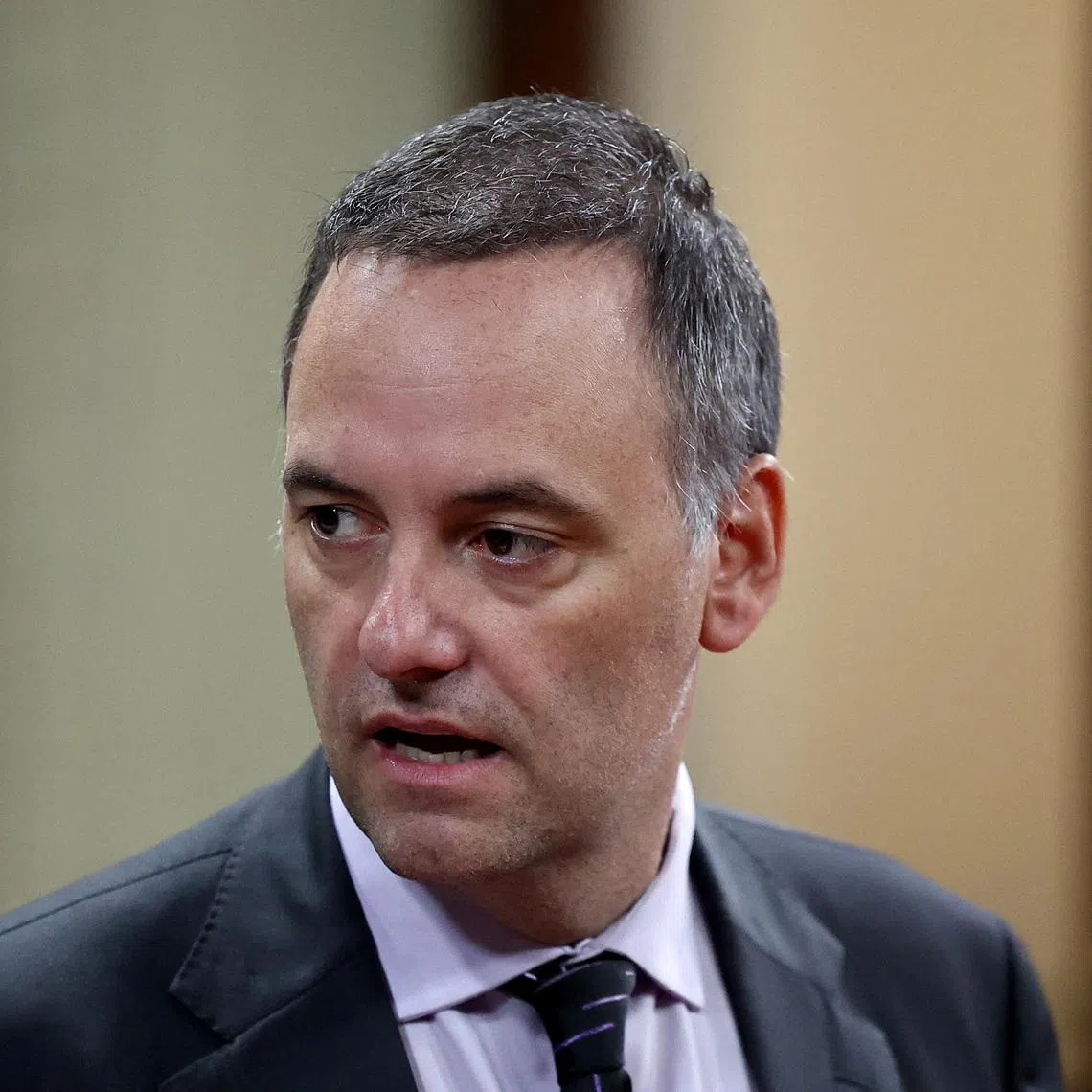 FILE PHOTO: Argentina's presidential spokesperson Manuel Adorni looks on, at the Casa Rosada Presidential Palace, in Buenos Aires, Argentina February 23, 2024. REUTERS/Agustin Marcarian/File Photo