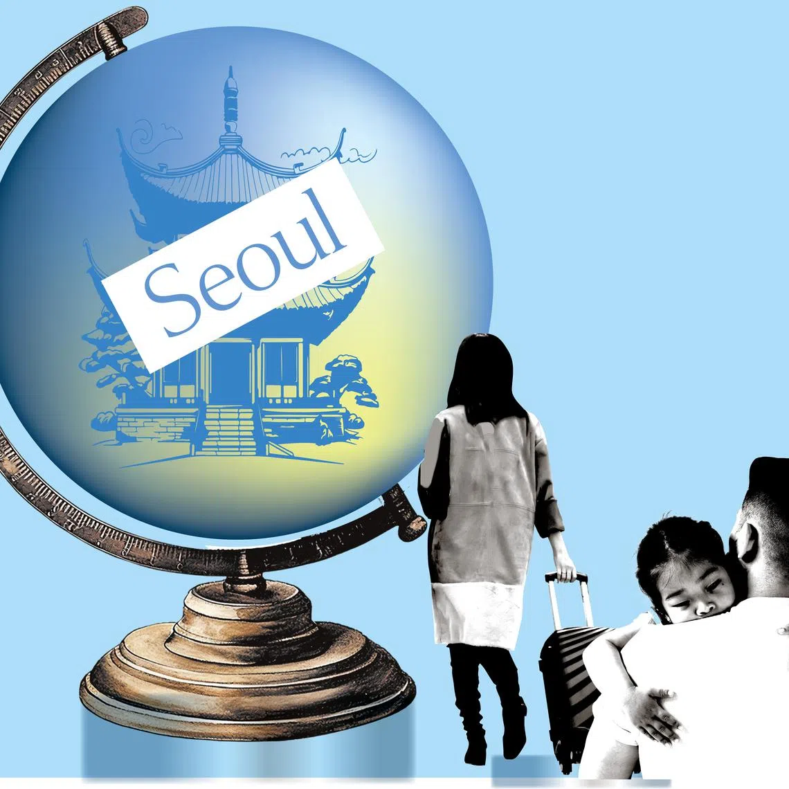 Travelling to a different country without her family did not turn off the author's parenthood switch. If anything, the absence of her family was amplified.