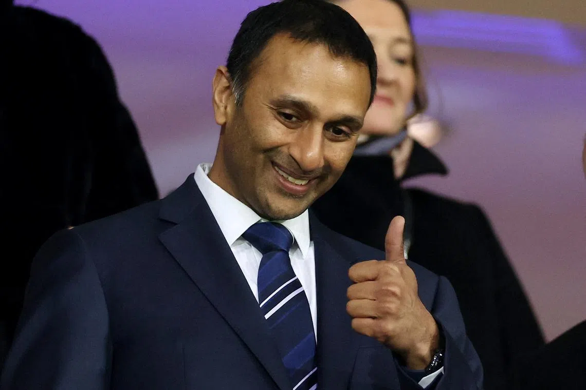 Soccer Football - Championship - West Bromwich Albion v Southampton - The Hawthorns, West Bromwich, Britain - February 16, 2024 West Bromwich Albion owner Shilen Patel is pictured in the stands before the match Action Images/Paul Childs/File Photo