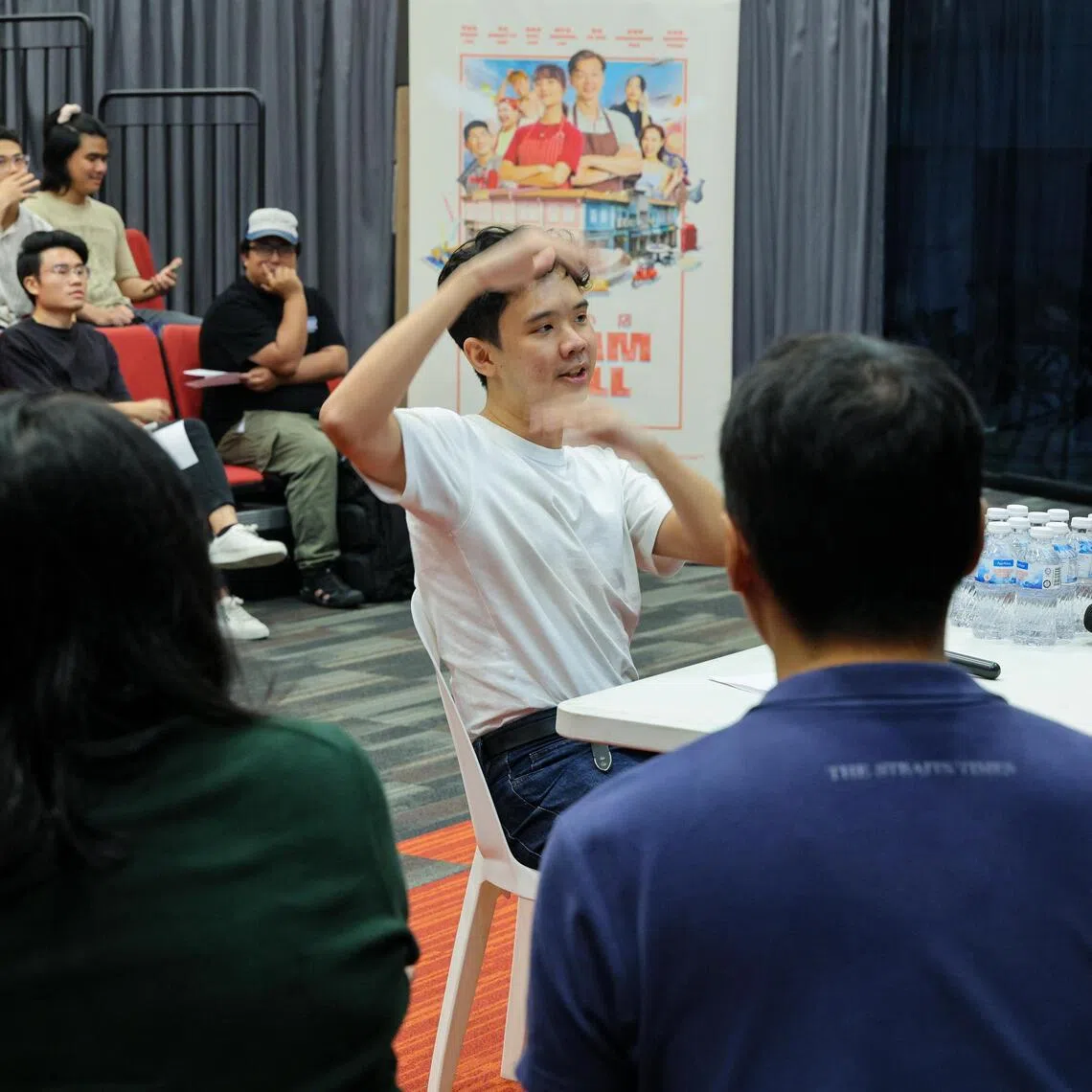 A 29-year-old software engineer (left) was the only moviegoer who requested a refund from director-actress Annette Lee (right) after watching her movie Dream Stall.