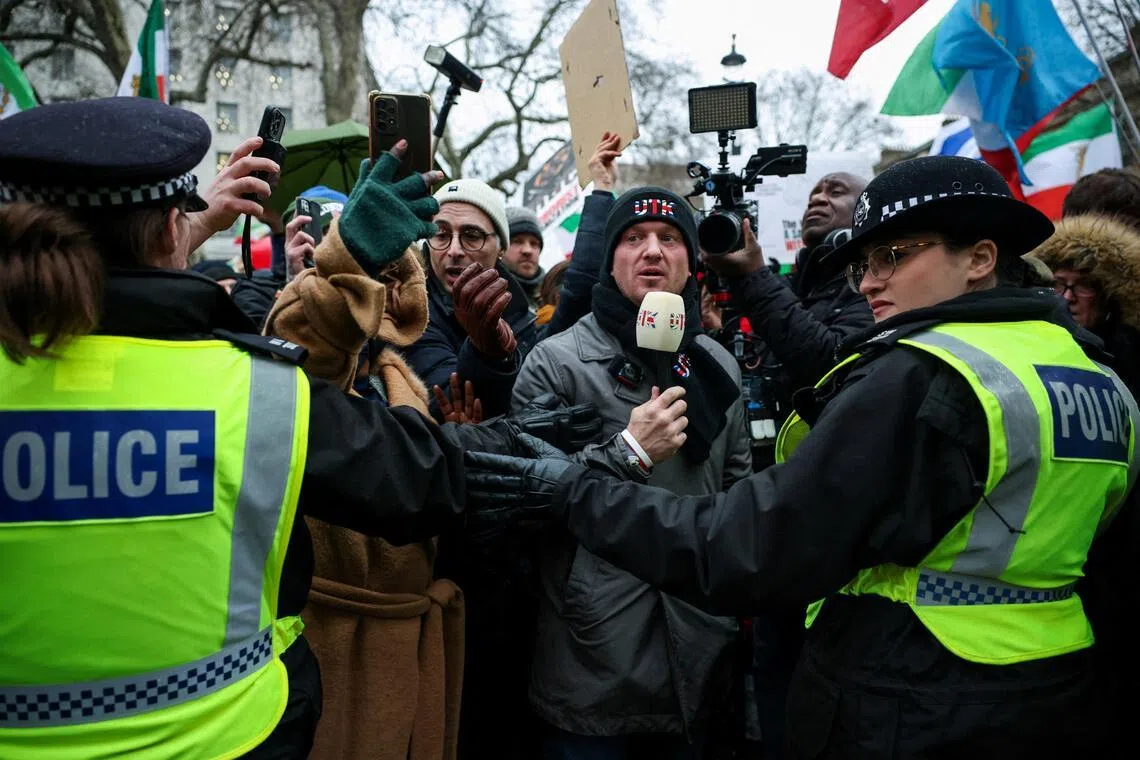 Far-right activist Stephen Yaxley-Lennon, known as Tommy Robinson, drew over 150,000 people into central London to a rally in 2025.
