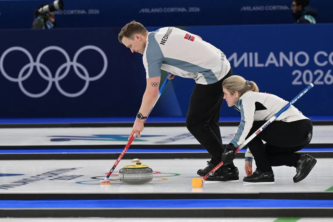 Curling-Sleepless in Cortina: Norway's Nedregotten relieved after first win