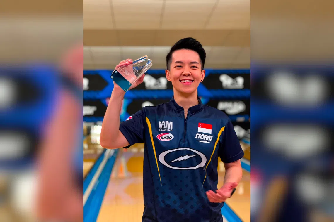 National bowler Shayna Ng beat American Jordan Snodgrass 195-186 in the title match of the stepladder final on Aug 13 to win the PWBA Cleveland Open.