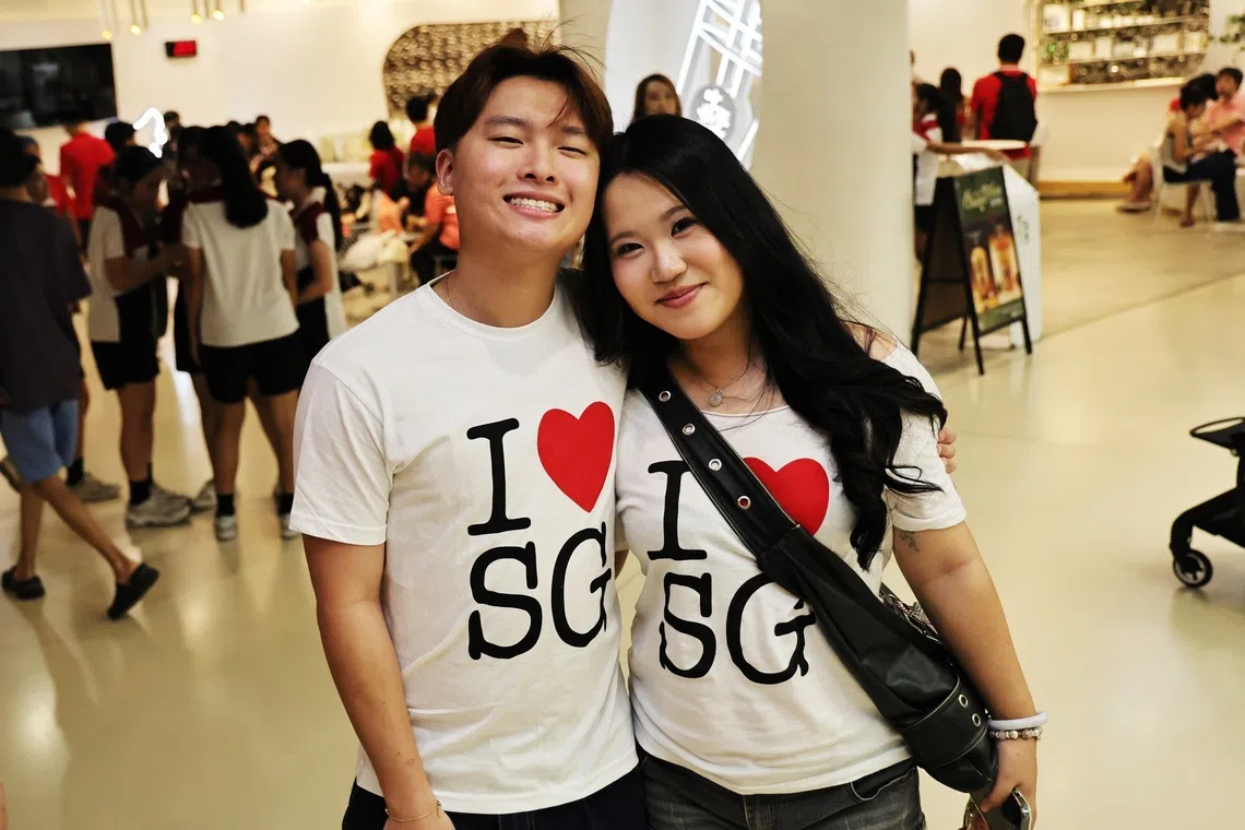 Jefferson Tan and his girlfriend Jerline Xu.