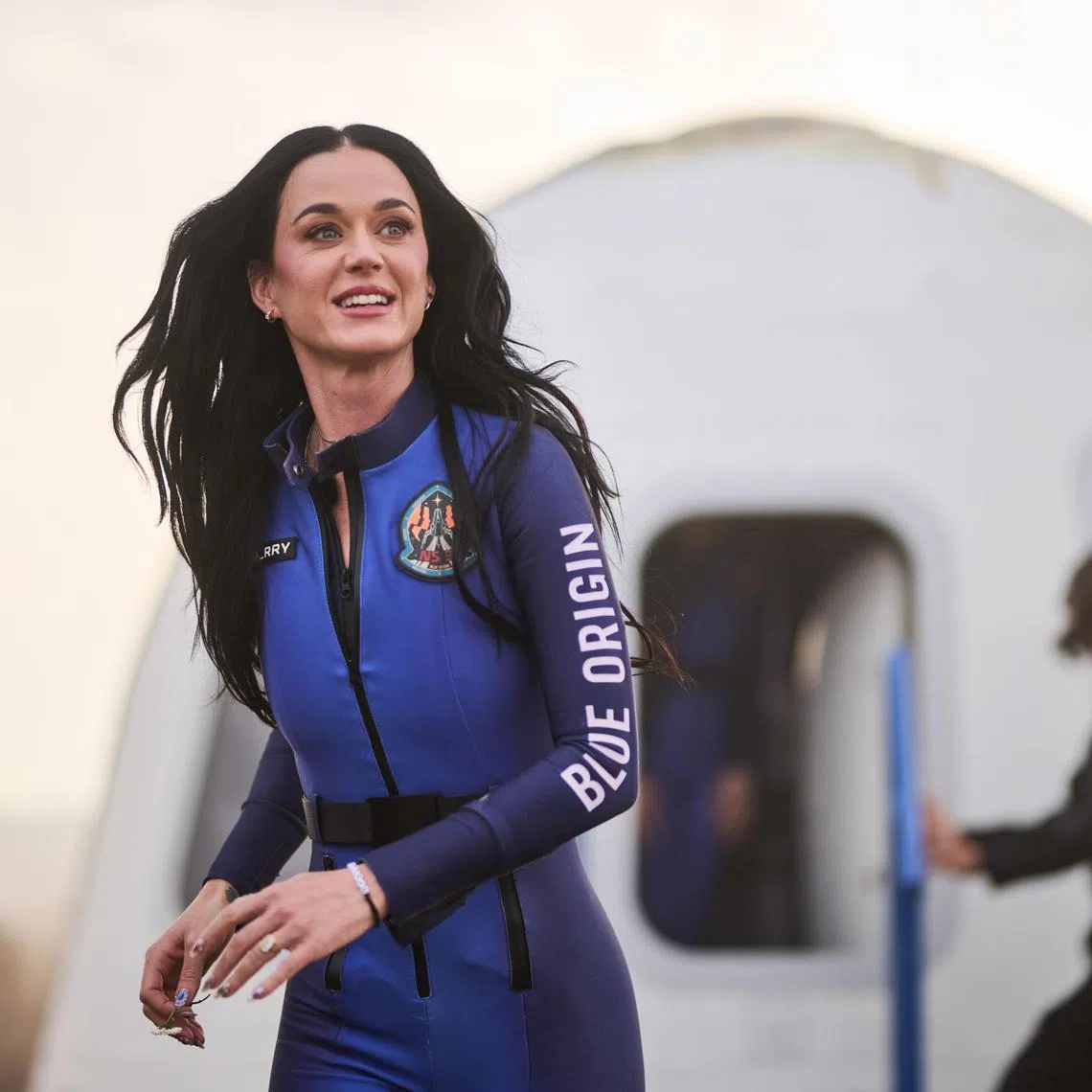 US singer Katy Perry was among six women in a 10-minute flight on Blue Origin’s New Shepard rocket, the latest launch in the wave of growing space tourism.