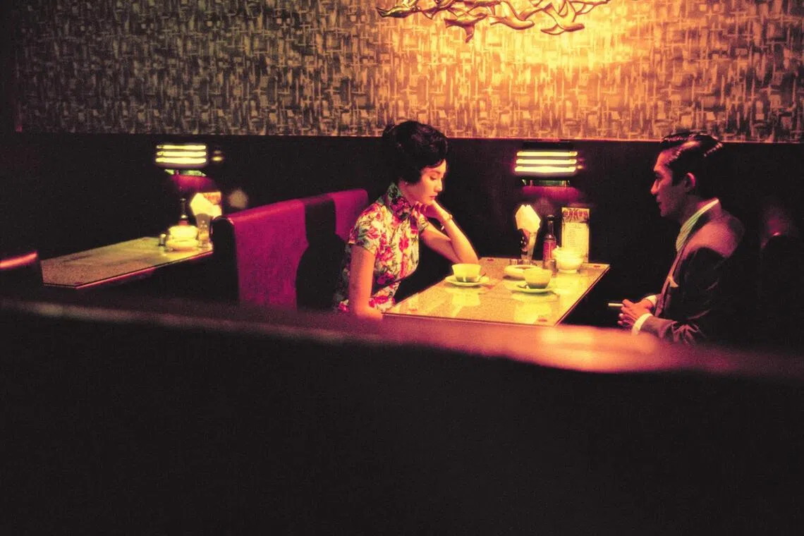 Left to right: Maggie Cheung and Tony Leung Chiu-wai in In The Mood For Love.
