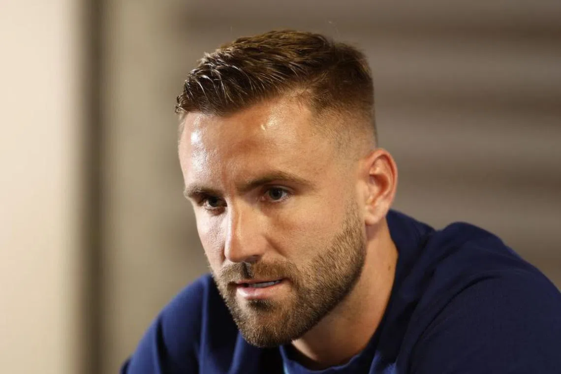 Soccer Football - UEFA Euro 2024 Qualifier - Press Conference - Aon Training Complex, Carrington, Britain - June 18, 2023 England's Luke Shaw during the press conference Action Images via Reuters/Jason Cairnduff/ File photo