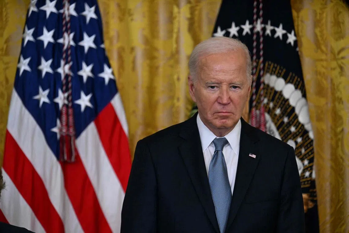 There has been growing talk among Democrats in recent days that 81-year-old Biden should drop out of the race.