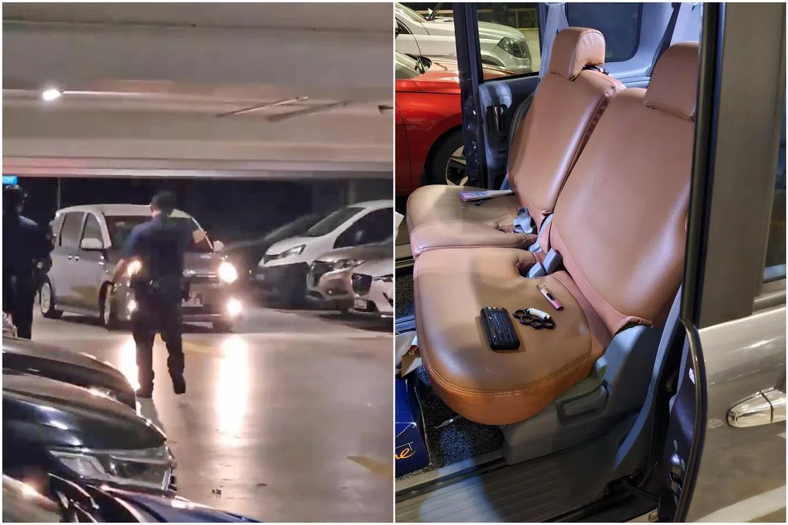 The teens left behind an array of items which was strewn across the front and back seats, and the floorboard of the car.