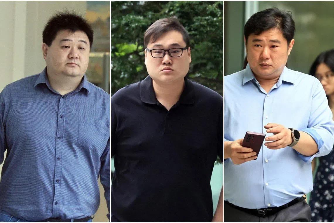 Peng Ming, Ng Kah Siang and Chiang Chee Seng were accused of graft on Jan 22.