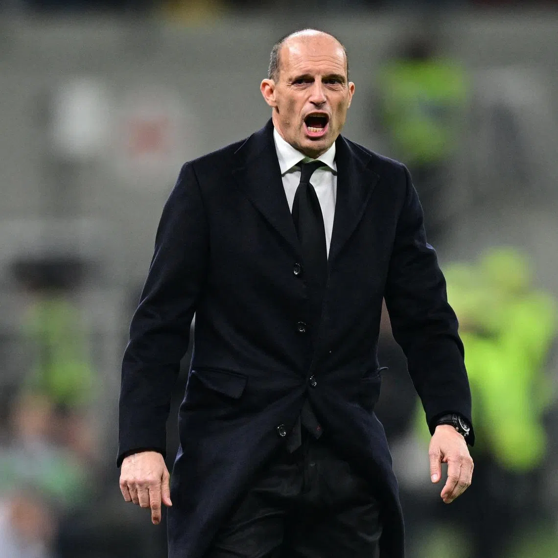 Soccer Football - Serie A - AC Milan v Torino - San Siro, Milan, Italy - March 21, 2026 AC Milan coach Massimiliano Allegri reacts REUTERS/Daniele Mascolo/File Photo