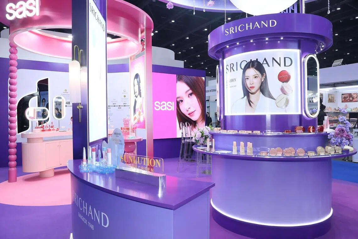 Srichand’s showcase at Cosmoprof CBE ASEAN 2026. The brand underwent a rebranding exercise in 2014 but insisted on staying true to its Thai origins.