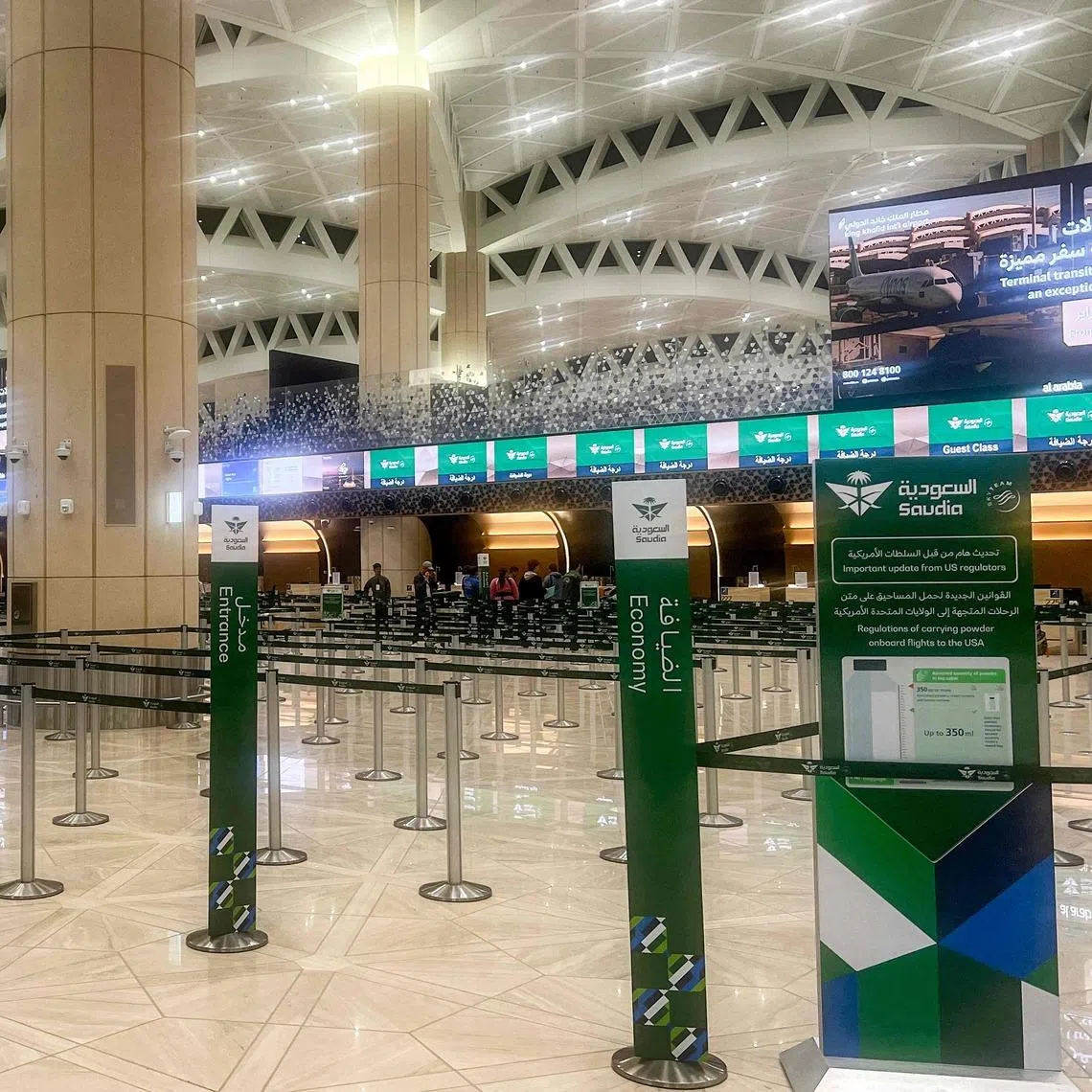 Those looking to leave the Middle East should expect plans to change, and be prepared to move on to a new flight or transport option at short notice.