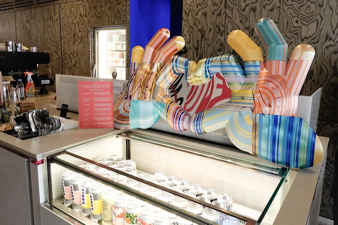 Heart Hands installation by Malaysian artist Wen Ping Wang, better known as Money Wang.