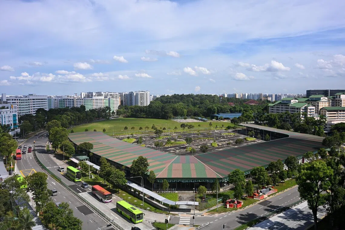 ST20251024_202578400228 Azmi Athni kgyishun//

Housing sites in and around former Yishun Bus Interchange, seen from 203 Yishun Street 21, on Oct 24, 2025. 

ST PHOTO: AZMI ATHNI
