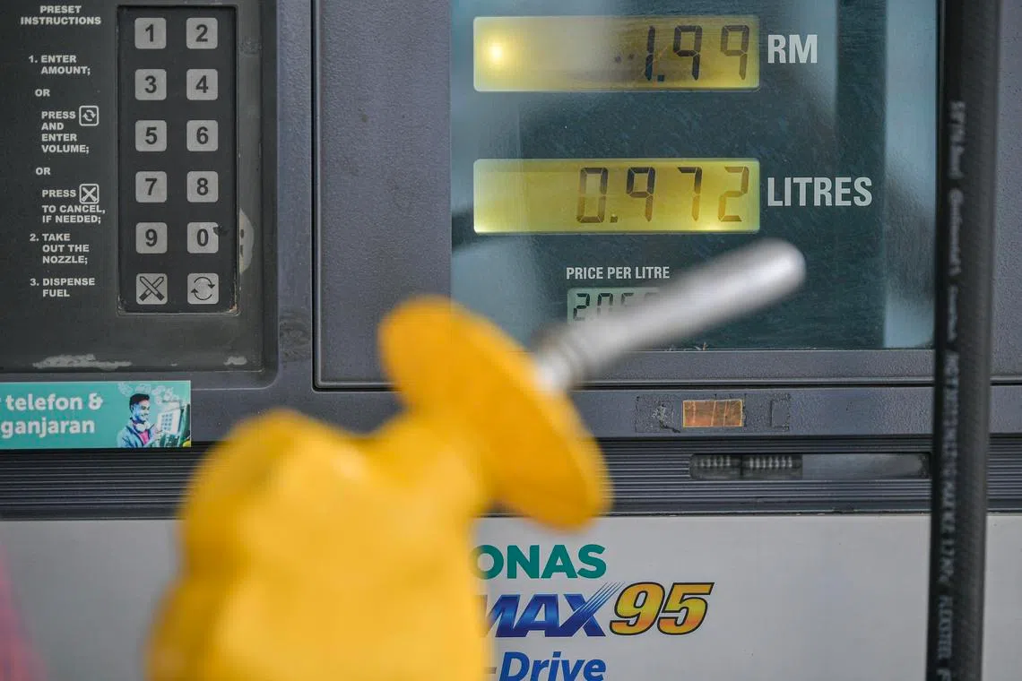 Malaysia was expected to spend about RM7 billion (S$2.26 billion) on fuel subsidies in April, about 10 times more than before the conflict.