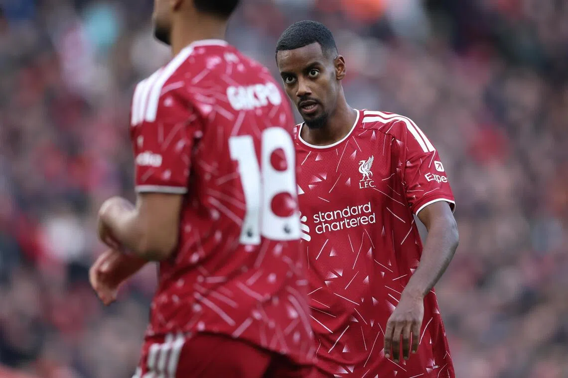 Liverpool’s Alexander Isak has scored six times in seven Premier League games, including three goals in his past three matches.