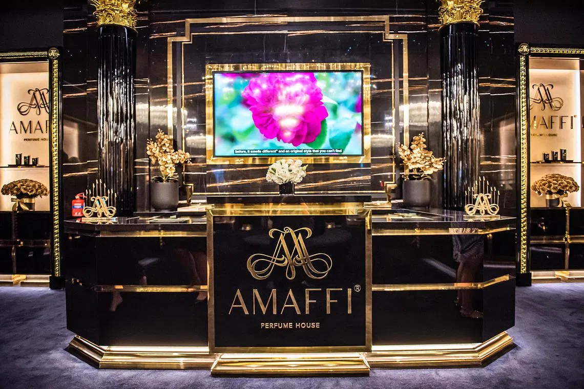 The newly opened Amaffi boutique in Marina Bay Sands screams opulence.