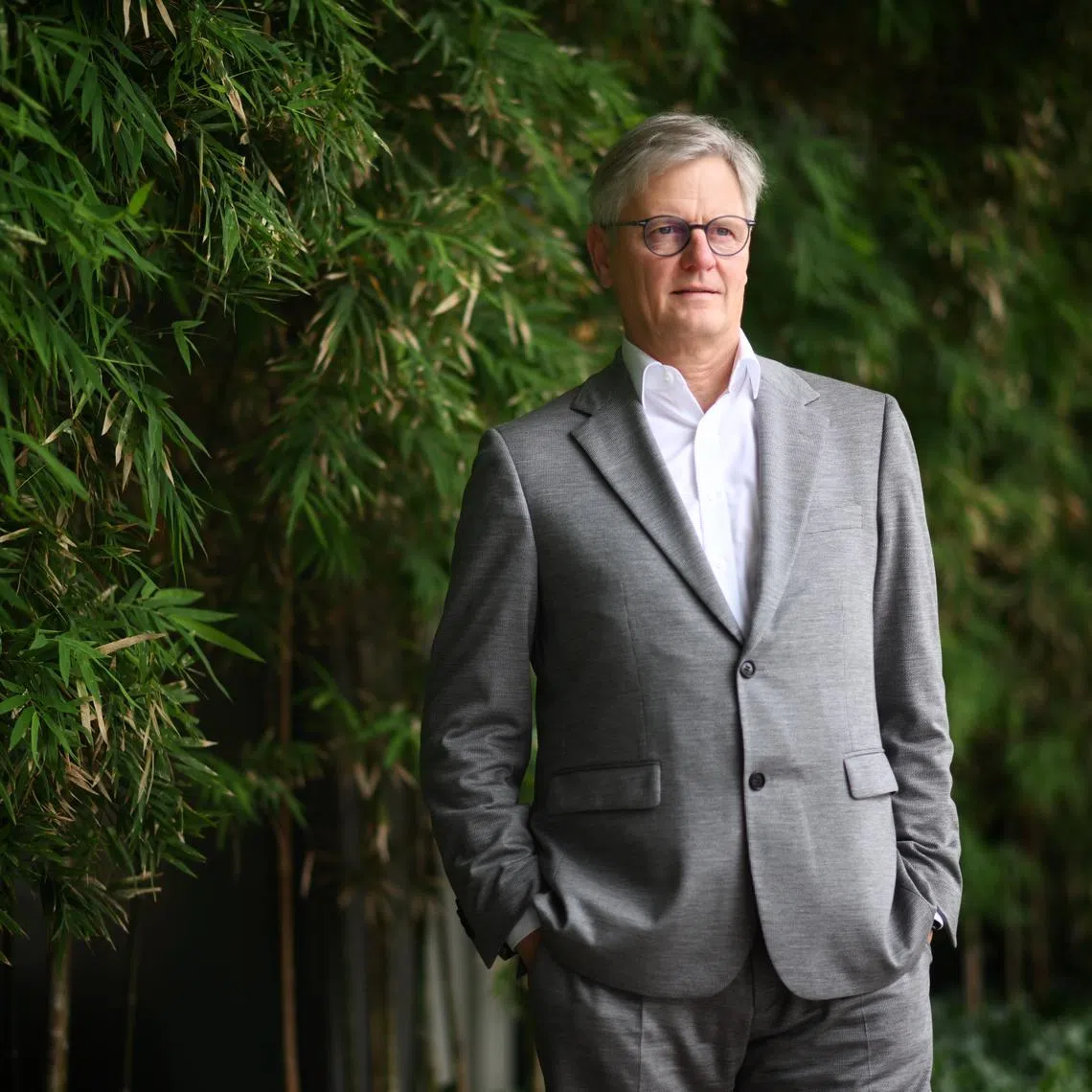 Michael Ensser, Egon Zehnder Chair photographed on January 24, 2024. ************* The Straits Times x Egon Zehnder: Navigating AI & the Future of Leadership with Egon Zehnder Chair Michael Ensser. 